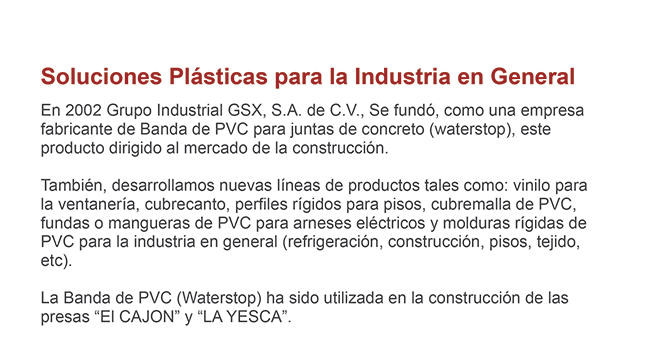 Soluciones Plasticas para la industria en General