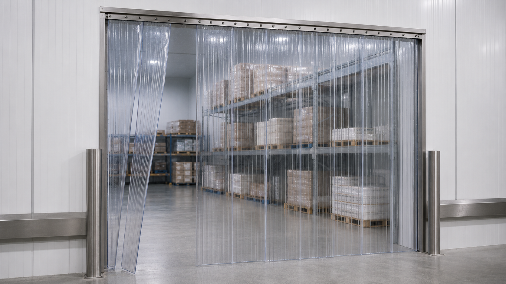Cortina cristal de PVC