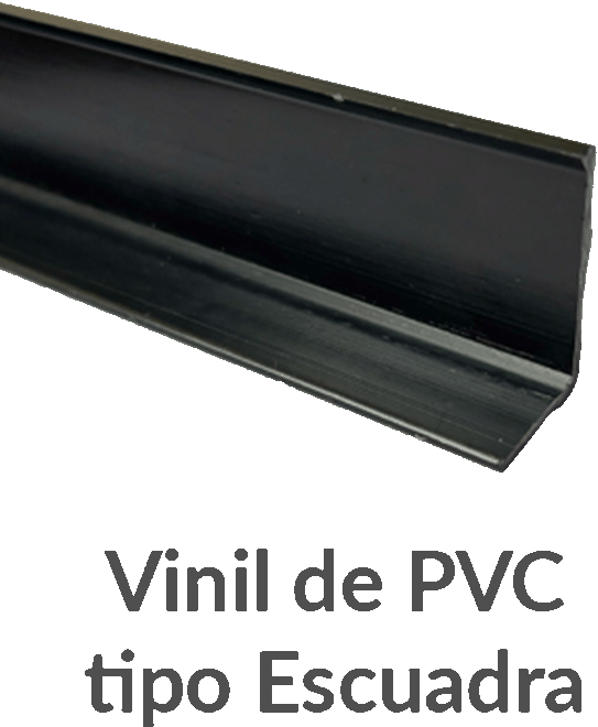 Vinil de PVC tipo Escuadra