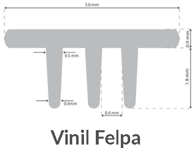 Vinil Felpa